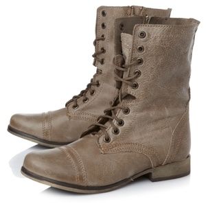 Steve Madden Troopa Boots Stone
